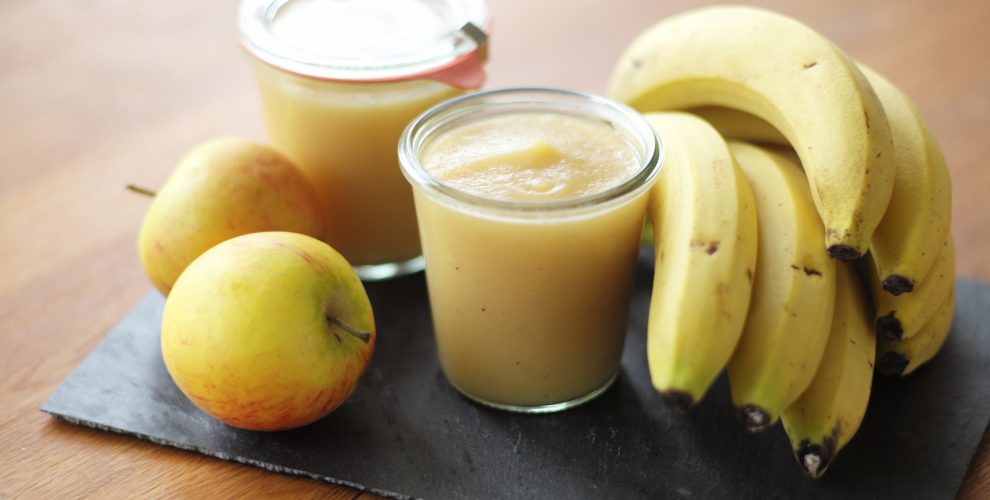 Bananen- Apfelmus selbst gemacht