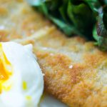Schnitzel mit Spargel und pochiertem Ei