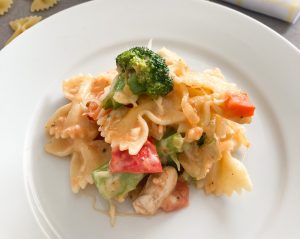 Nudelauflauf mit Hähnchen