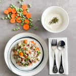 Reis-Hackfleisch-Pfanne mit Gemüse
