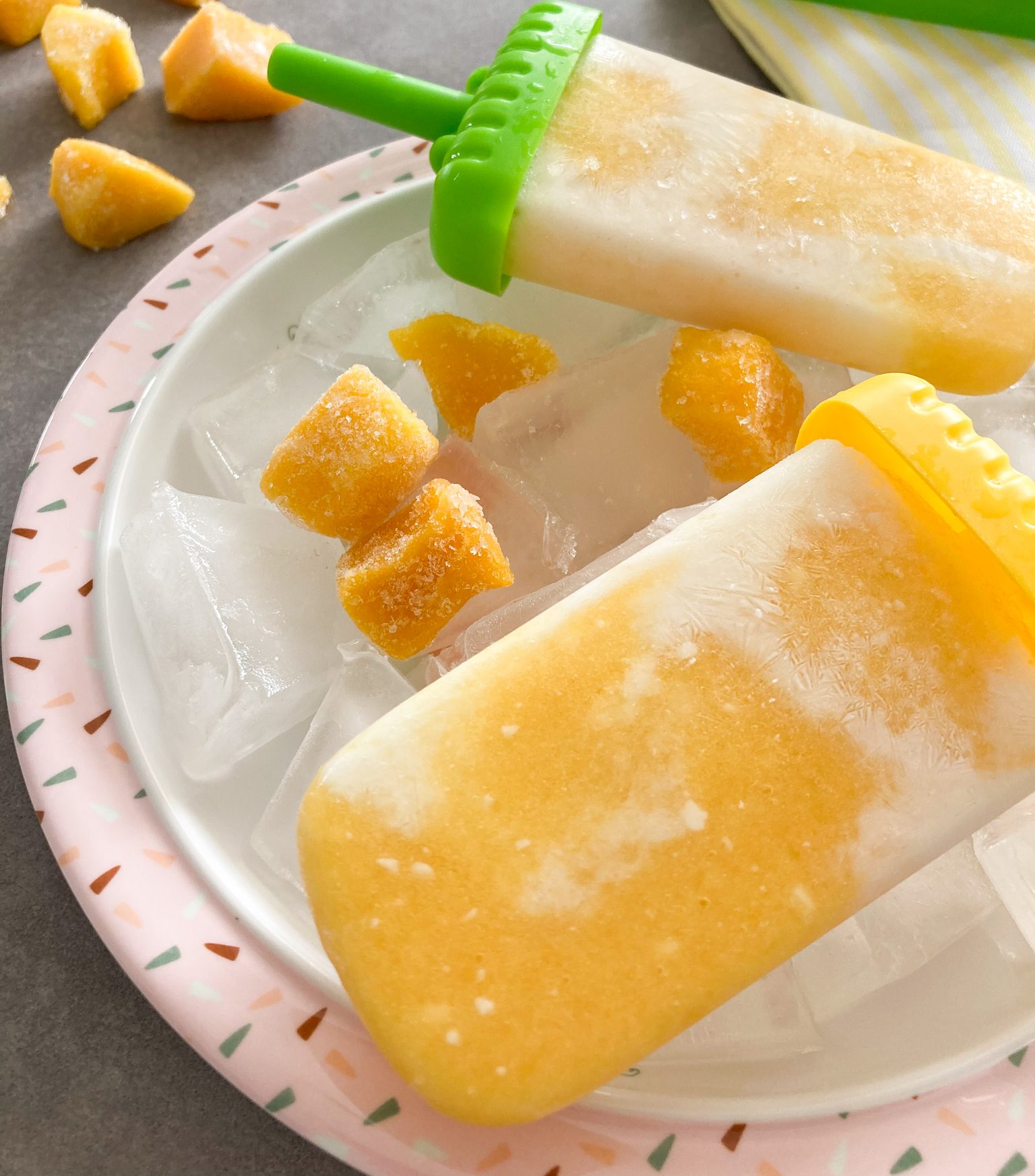 Mango-Ananas-Joghurt-Eis - Die kleinen Feinschmecker