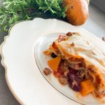 Kürbislasagne mit Kidneybohnen